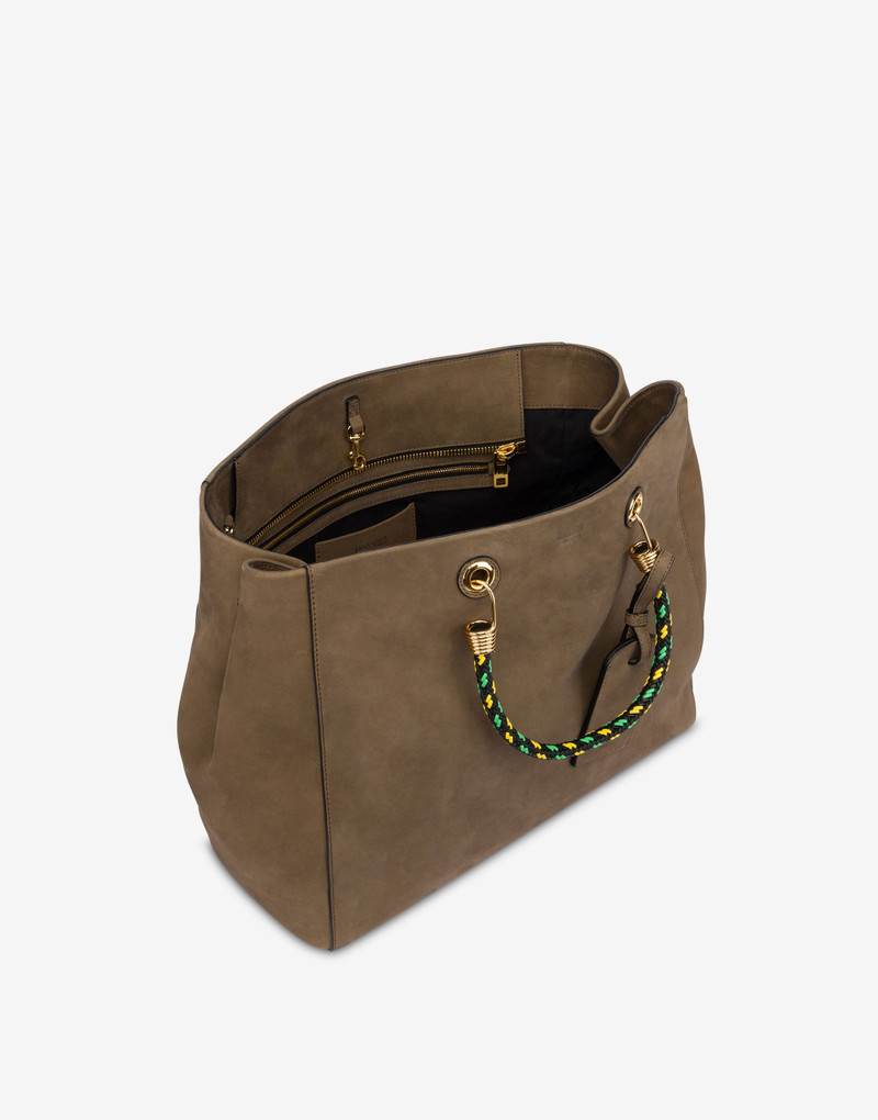 Moschino BRAIDED CORD SUEDE SHOPPER outlook