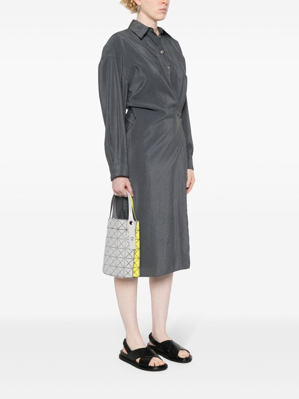 Duo geometric-panelled tote bag - 2