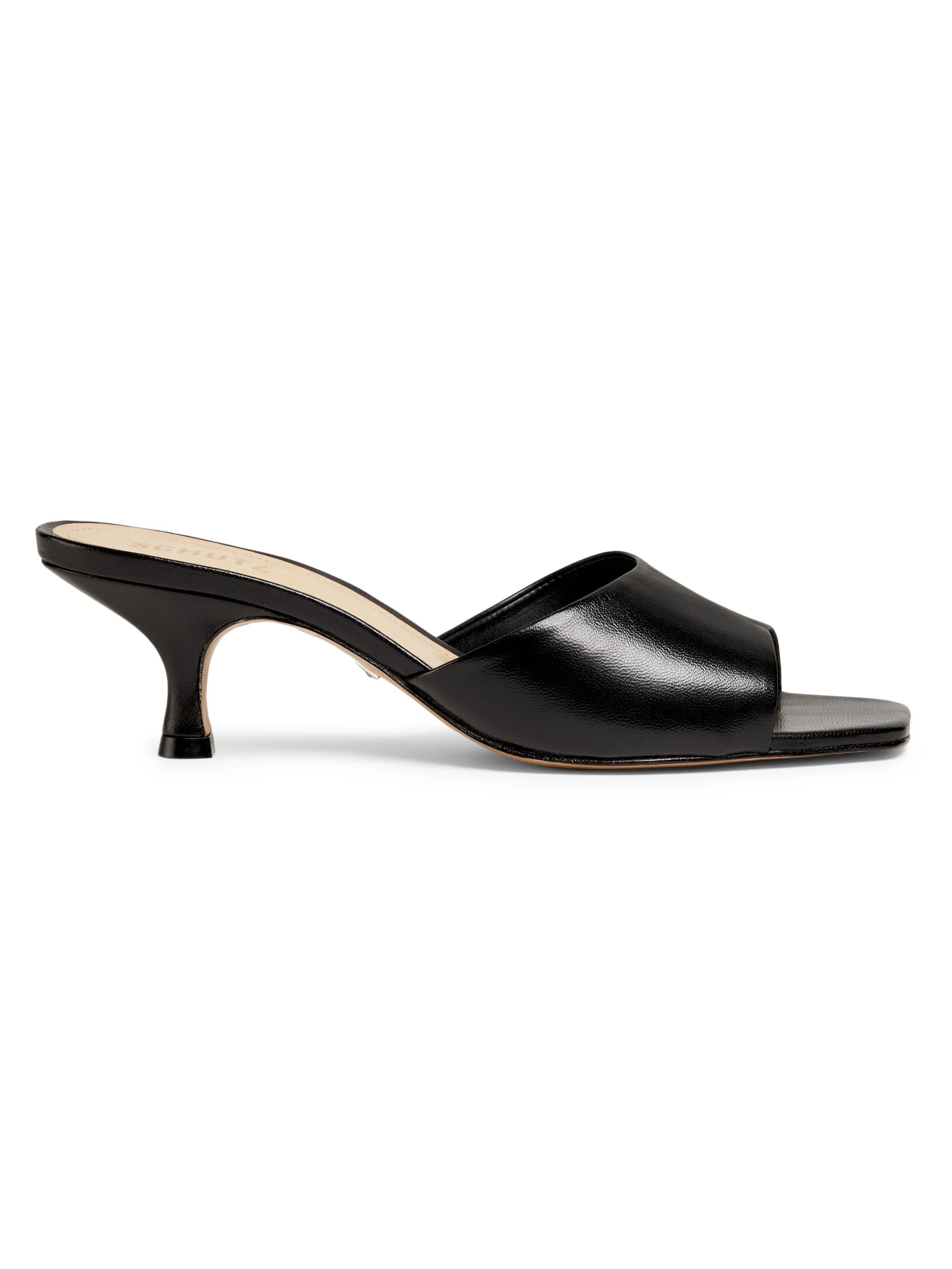 Women's Dethalia 63MM Leather Sandals - Black - 1