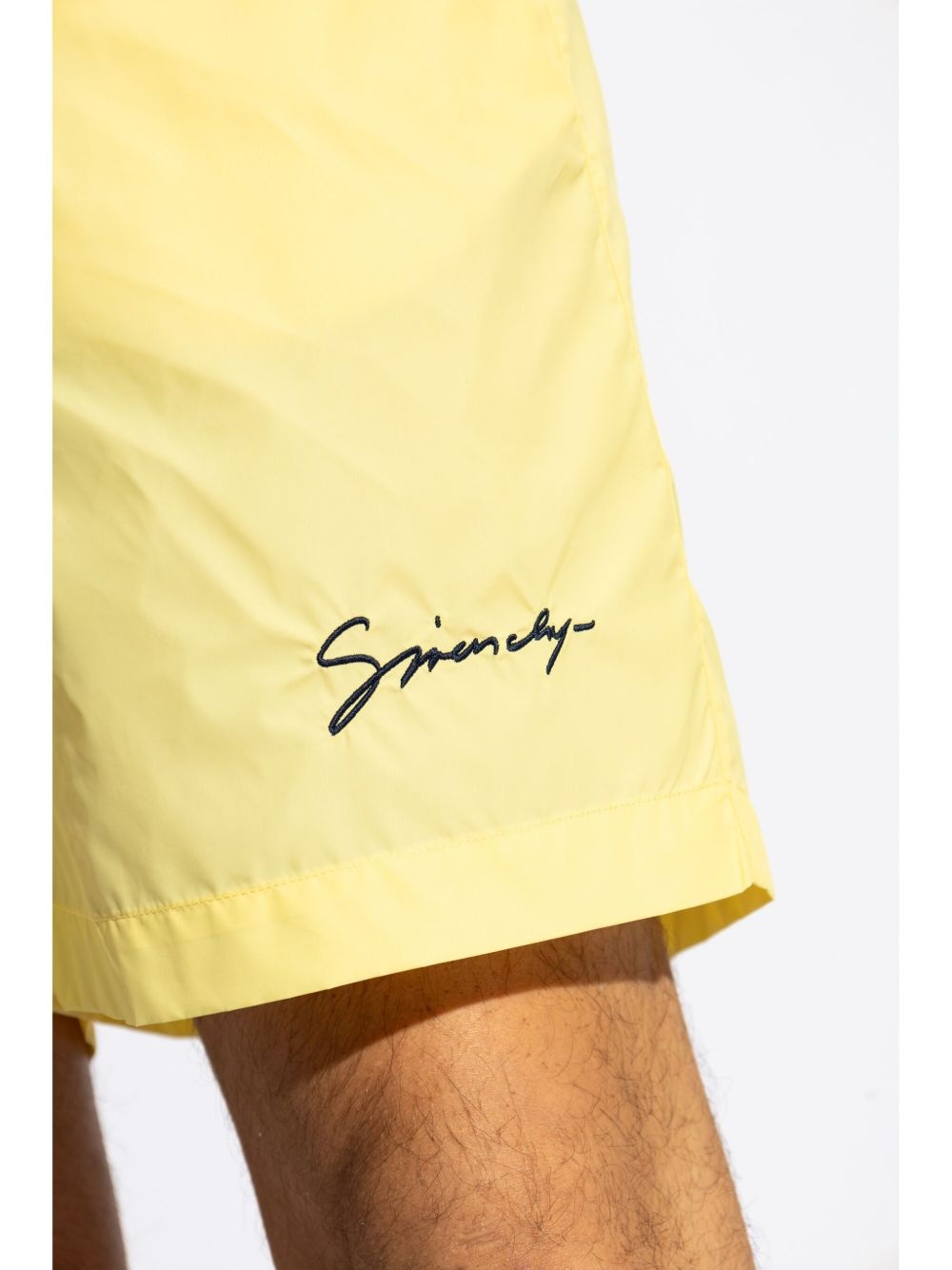 logo-embroidered swim shorts - 4
