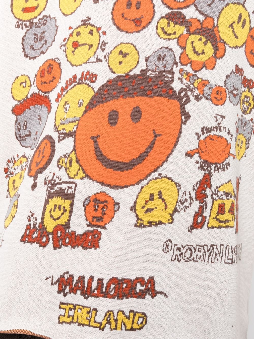 Smiley-print cotton T-shirt - 5