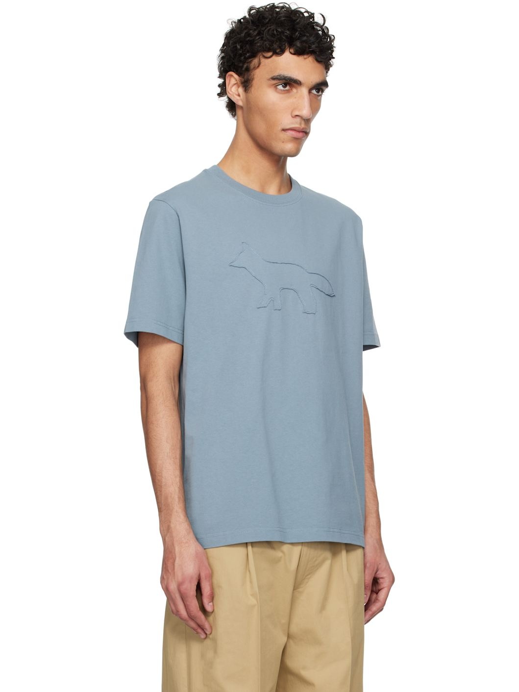 Gray Crafted Profile Fox Comfort T-shirt - 2