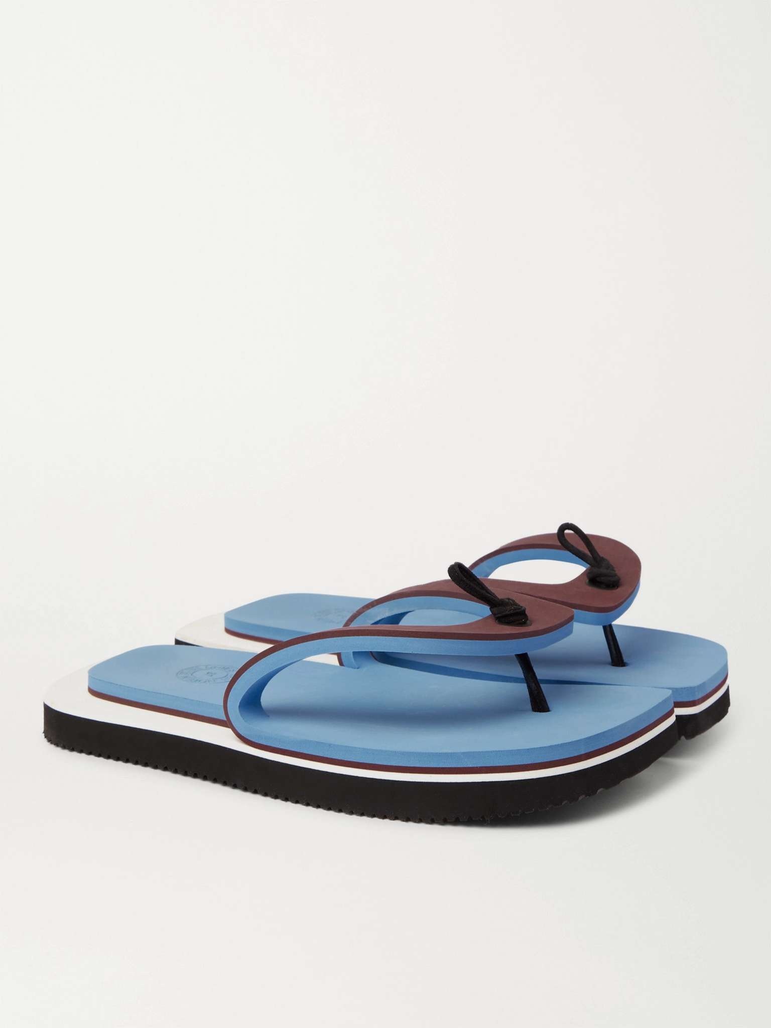 Colour-Block Foam Flip Flops - 3