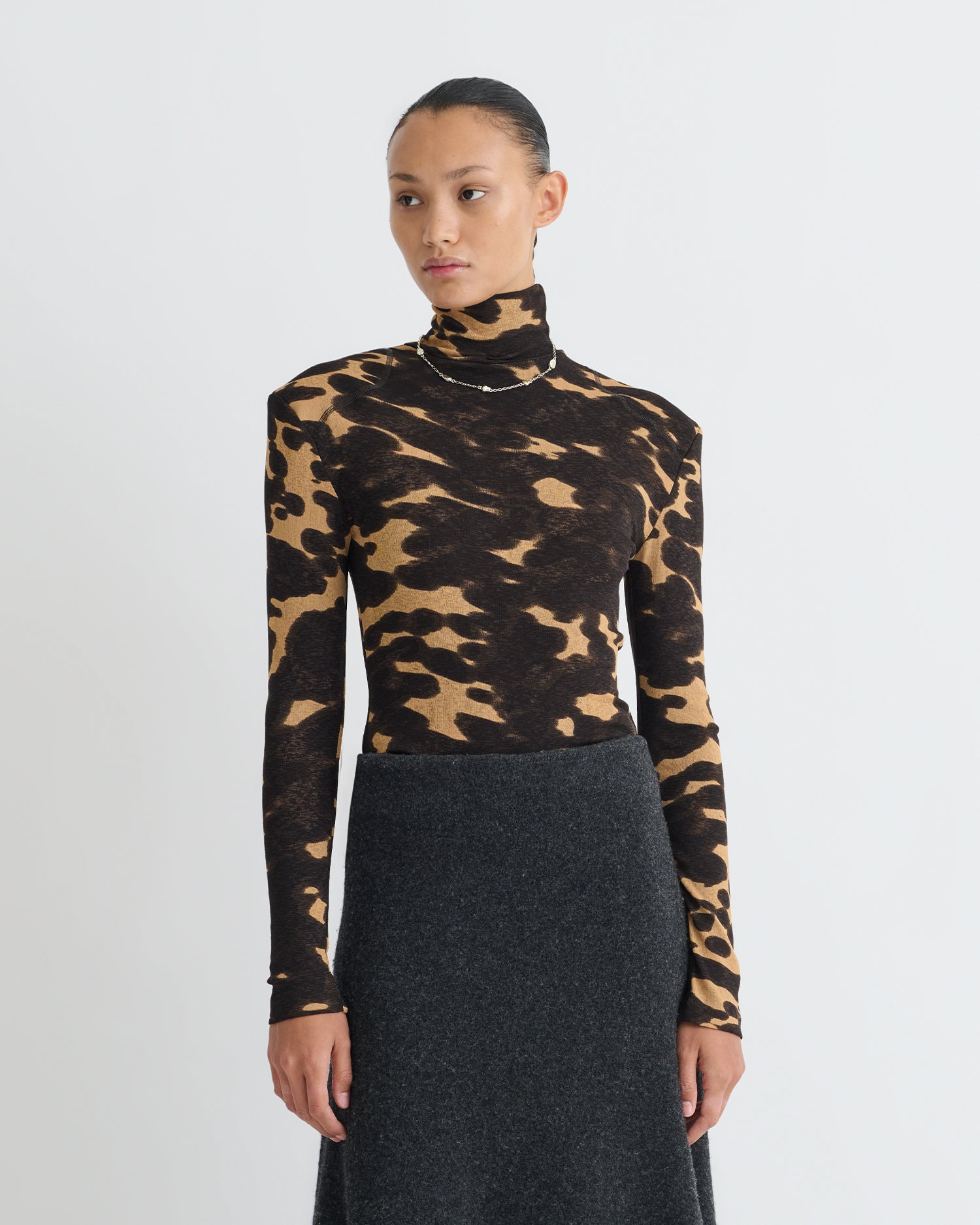 Mesh Jersey Long Sleeved Top - 4