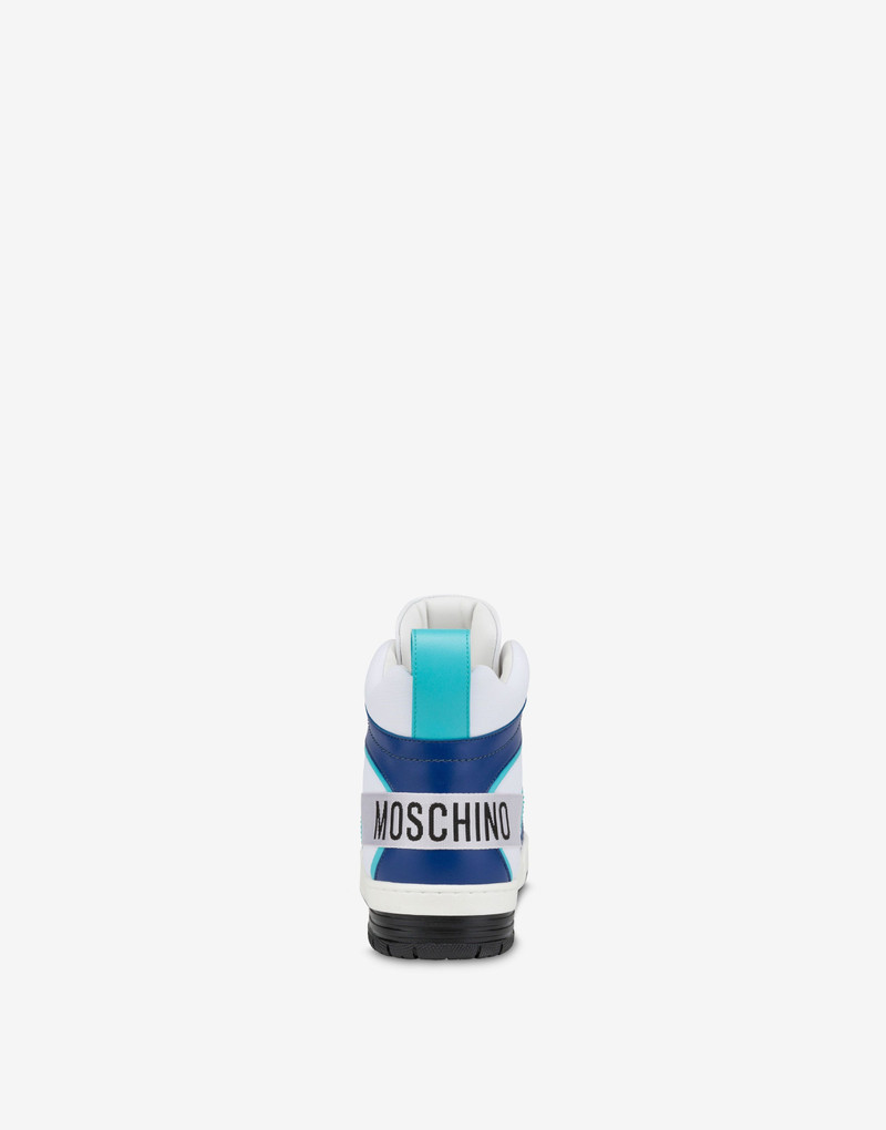 Moschino STREETBALL HIGH-TOP SNEAKERS outlook