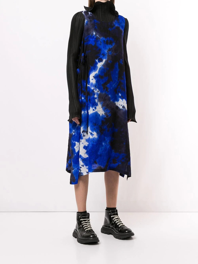 sleeveless tie-dye dress 3