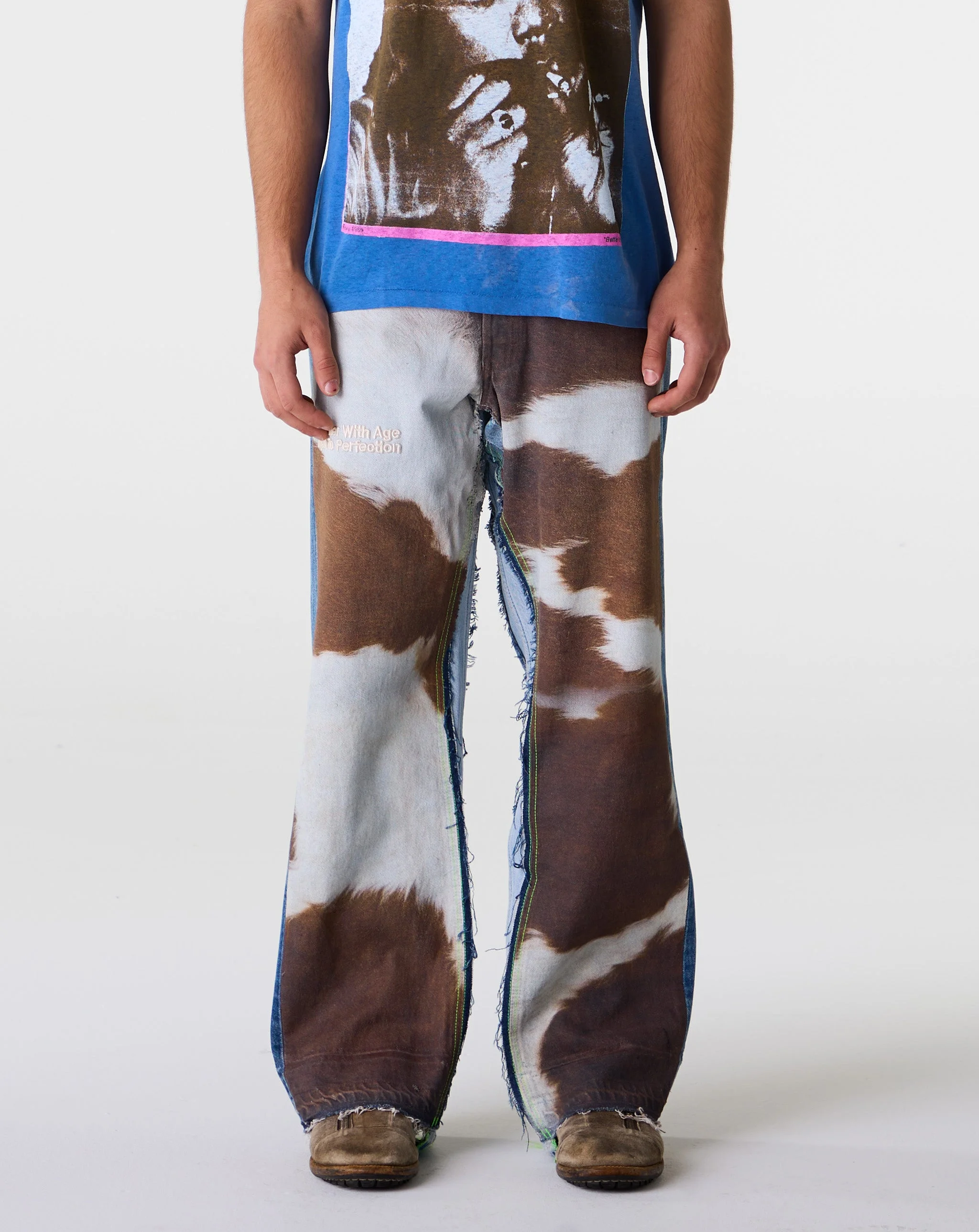 Caballero Double-Wide Denim Trousers - 1