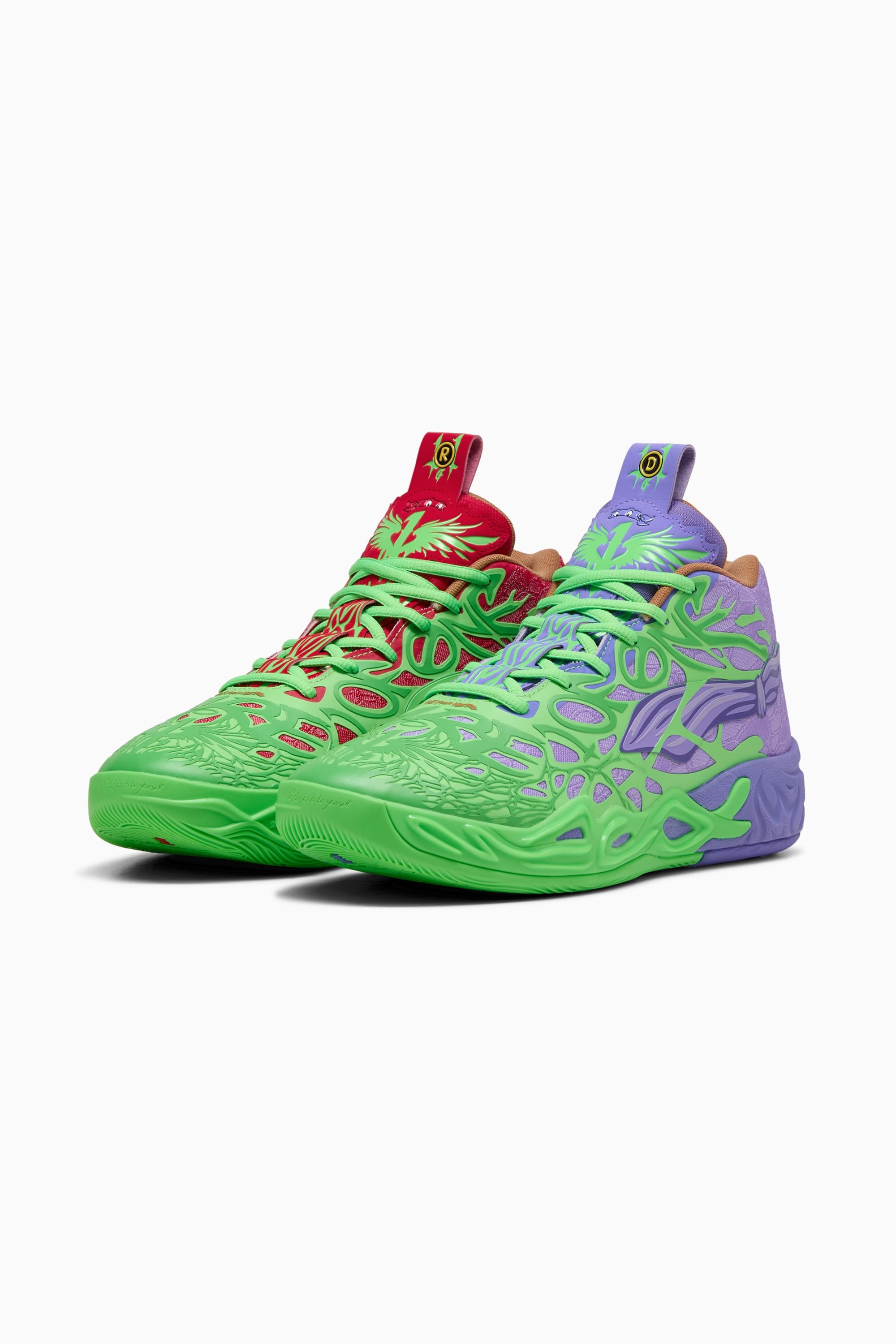 PUMA x LAMELO BALL x TMNT MB.04 Raphael and Donatello Men's Basketball Shoes - 1