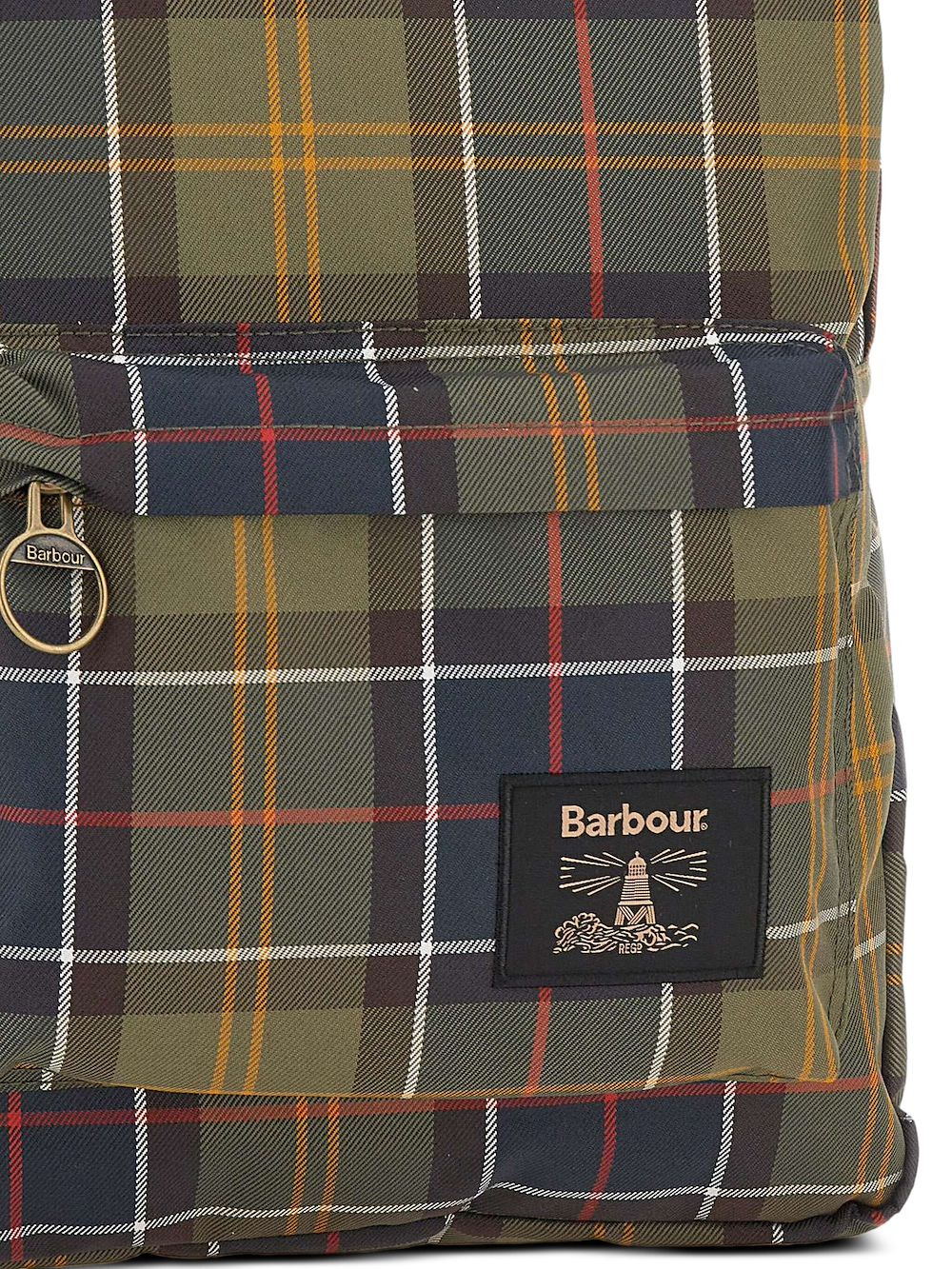 tartan-pattern backpack - 4