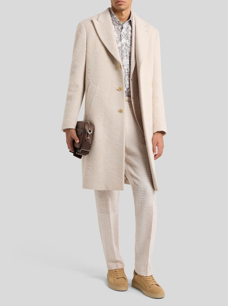 Etro WOOL-BLEND JACQUARD COAT outlook