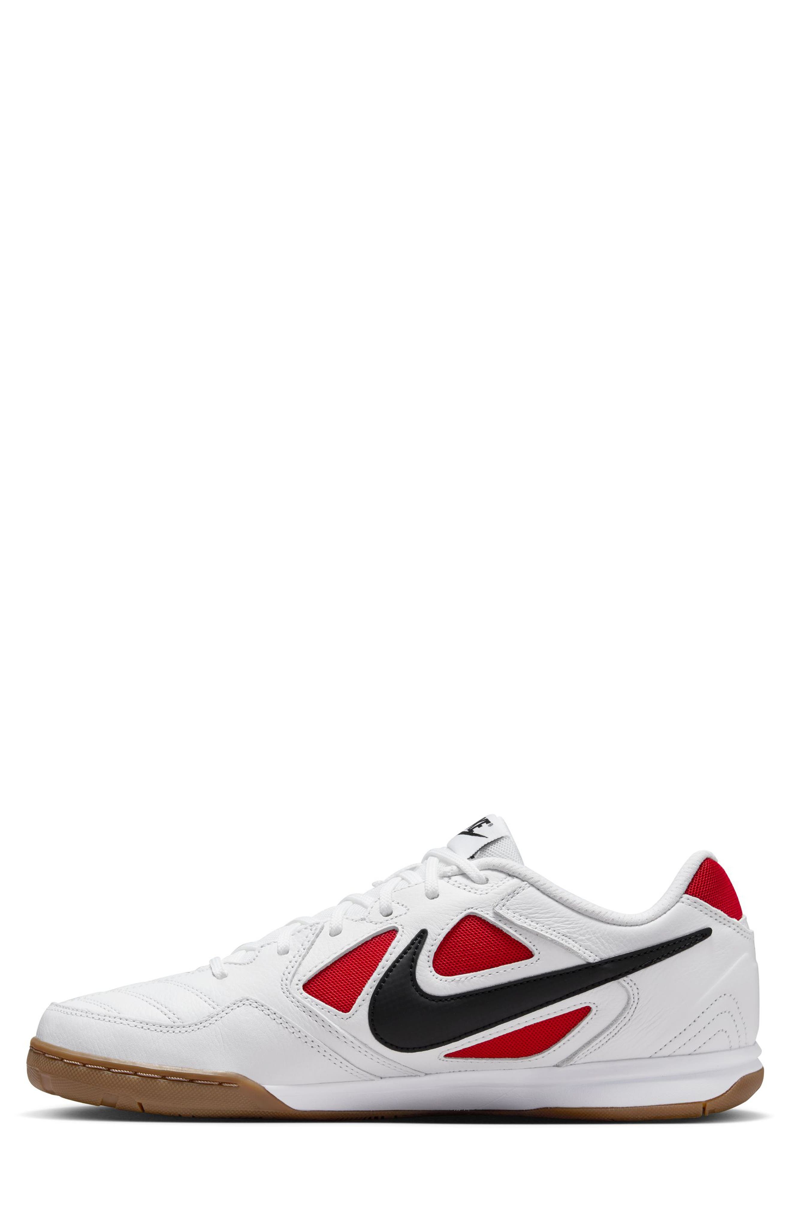 Nike Gato Soccer Sneaker in White/Black/Red/Dark Brown at Nordstrom - 6