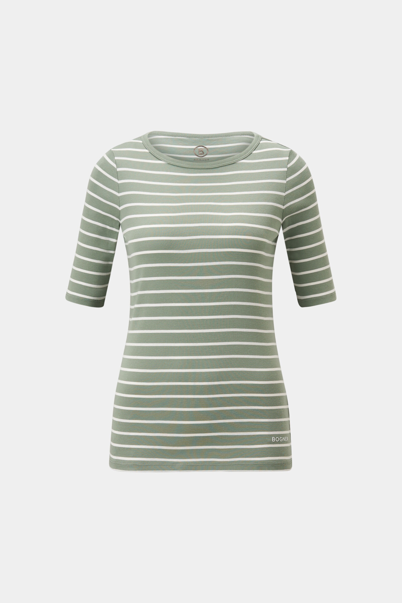 T-shirt Louna in Lime green/off-white - 1