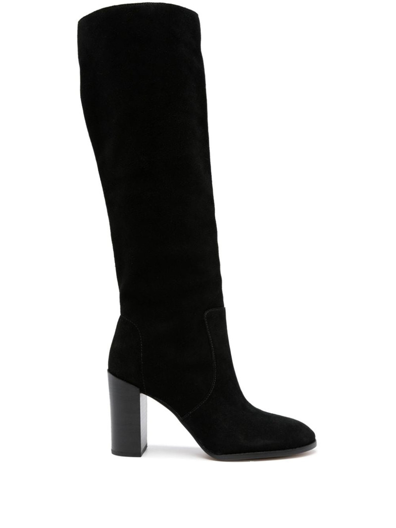 Luella 95mm suede boots 1