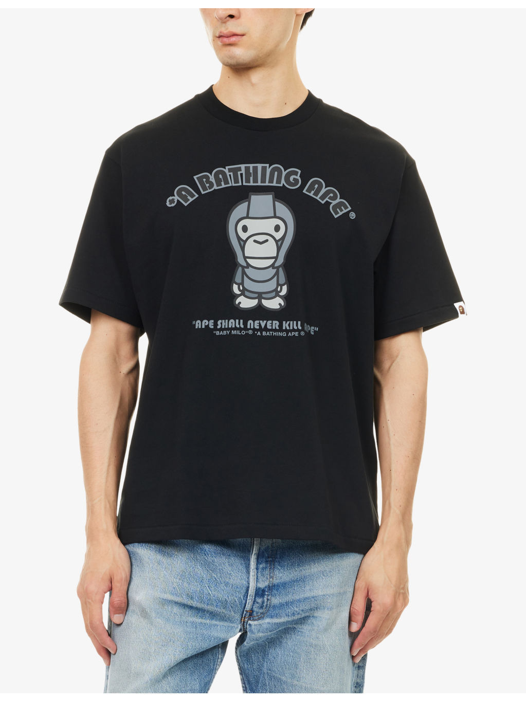 Bape Generalilo Graphic-Print Cotton T-Shirt - 3