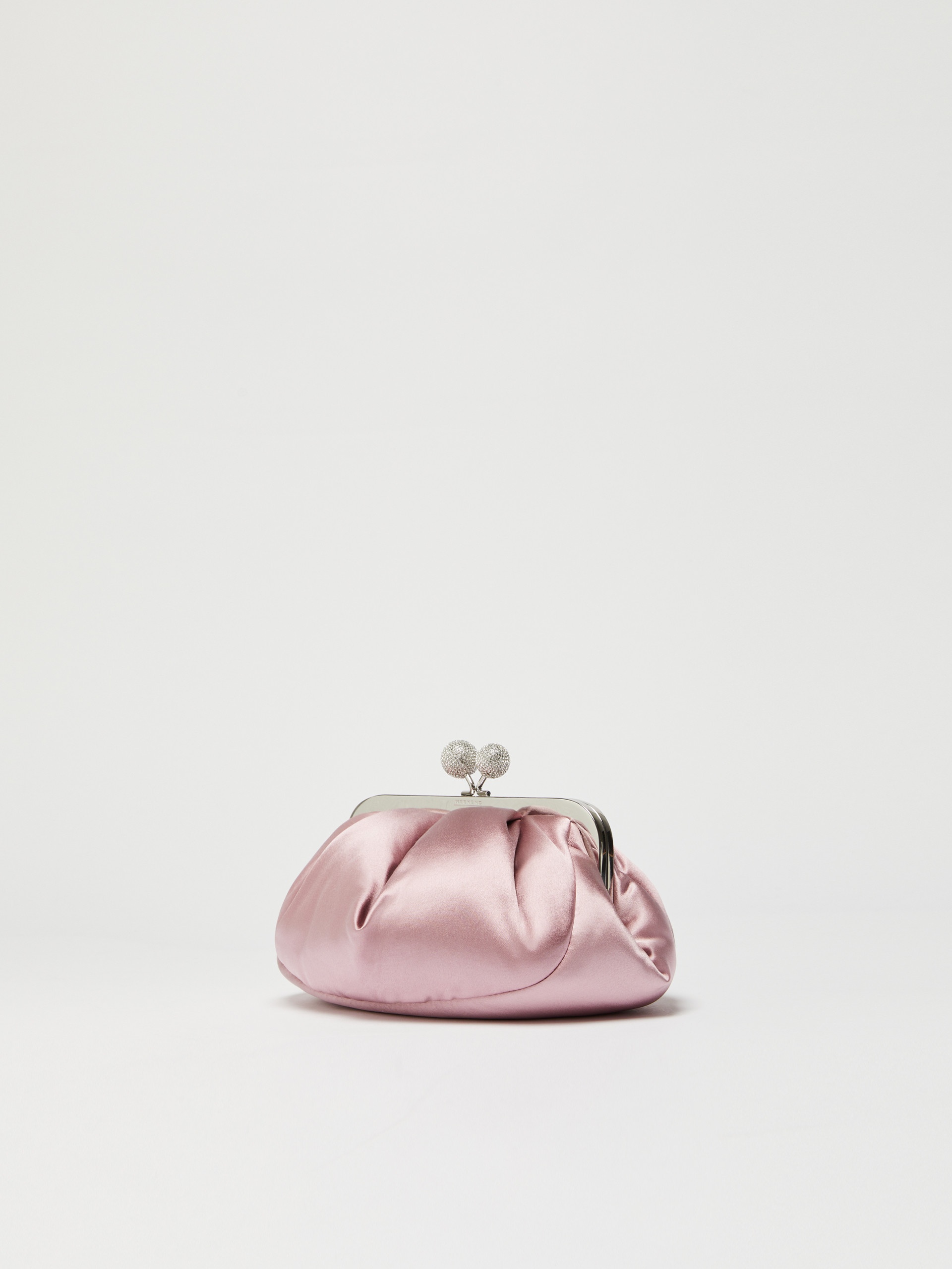 EMMY Small satin Pasticcino Bag with rhinestones - 2