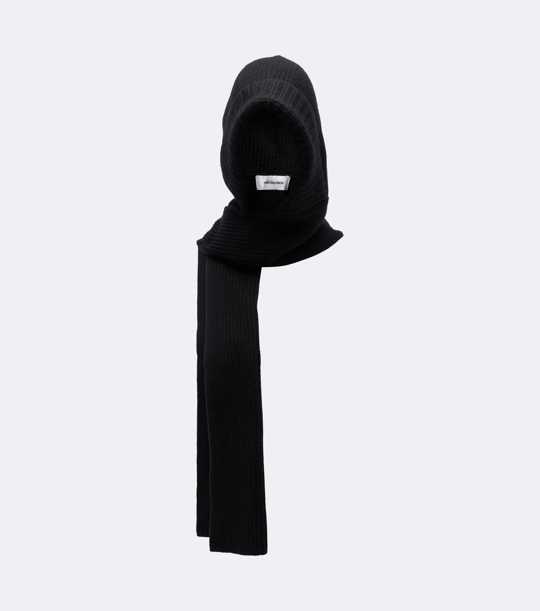 Wool and cashmere hood - 1
