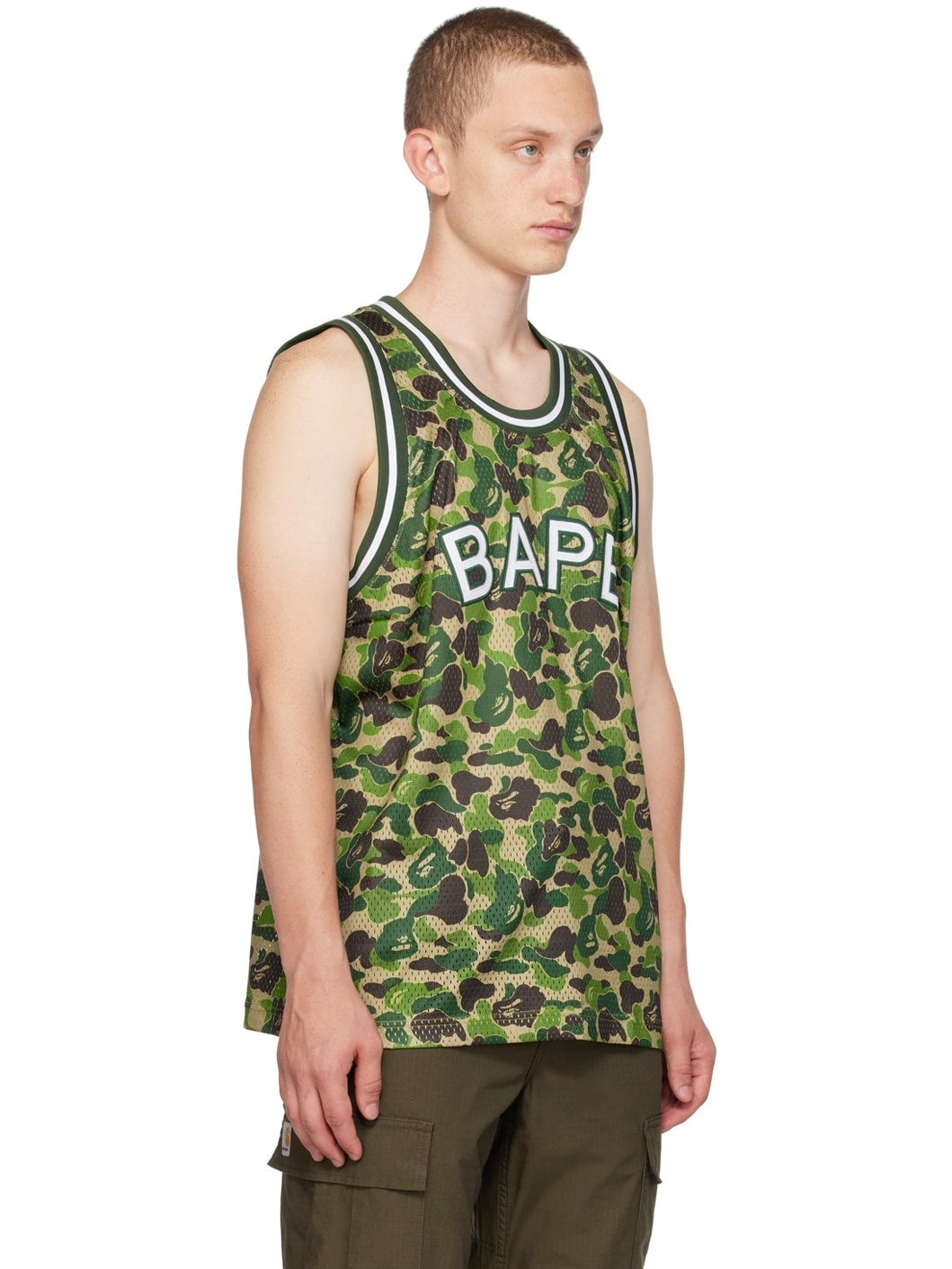 Green ABC Camo Tank Top - 2