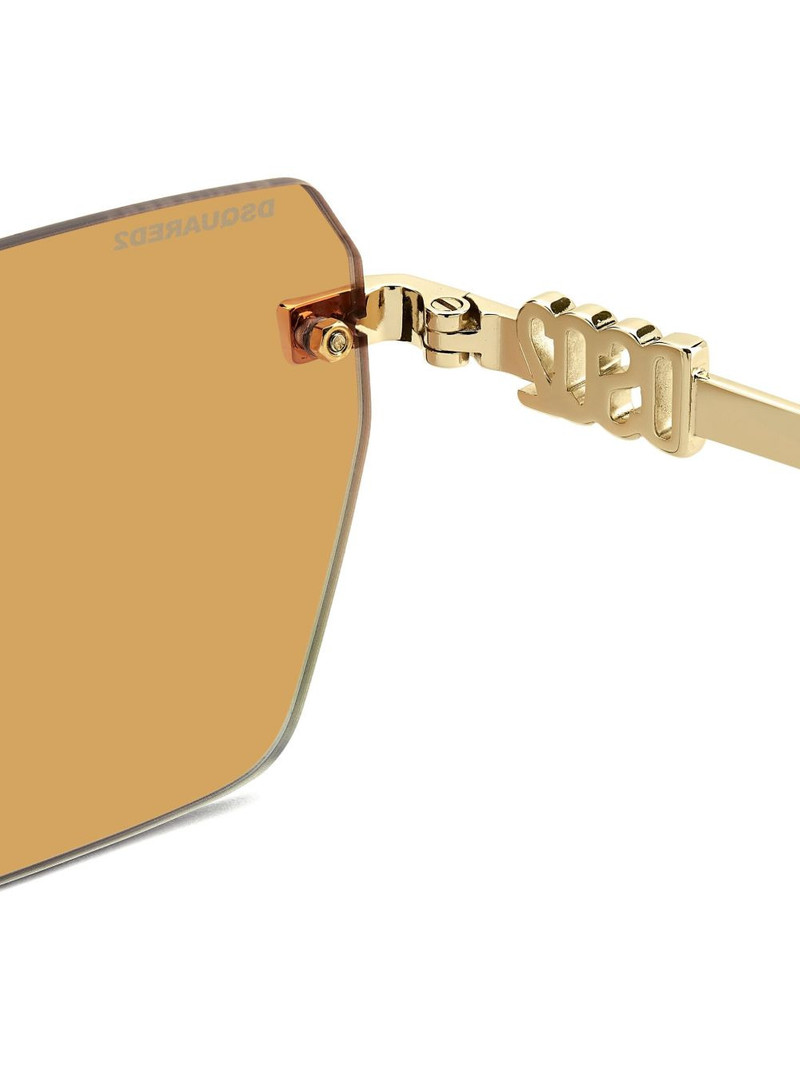 logo-detail geometric sunglasses 3