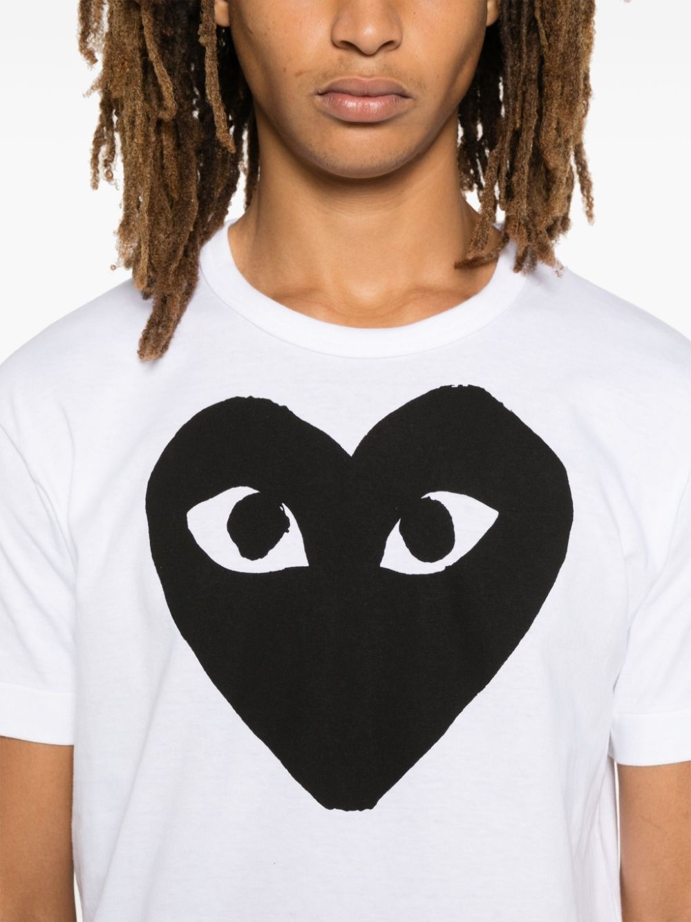 heart-print T-shirt - 5