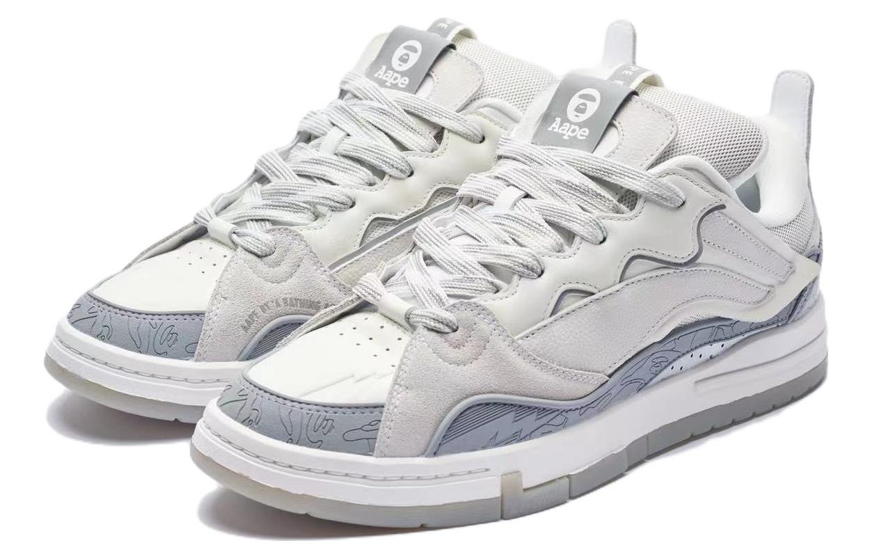 (WMNS) Li-Ning Superwave Golden x AAPE 10TH Anniversary 'White Grey' AECS088-3 - 3