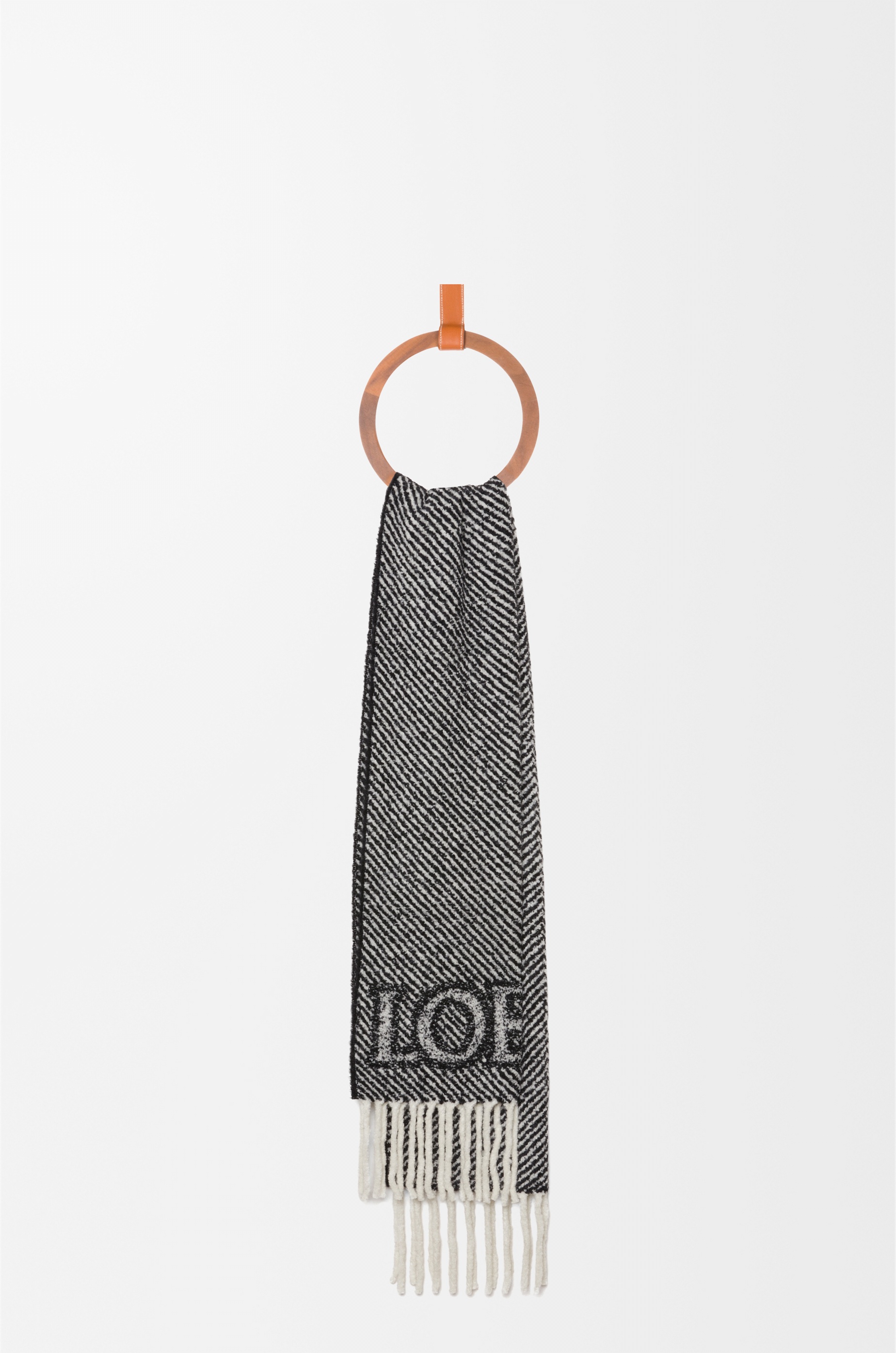 LOEWE scarf in alpaca and wool blend - 4