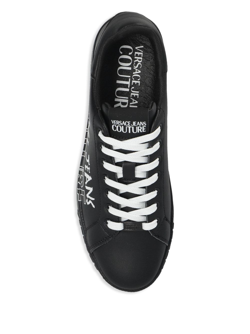 logo-print trainers - 4