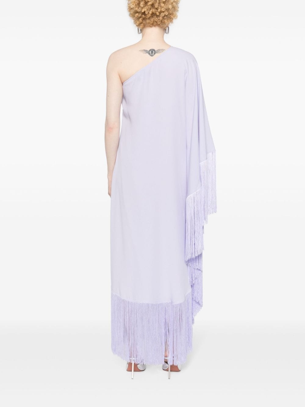 Spritz fringed maxi dress - 4