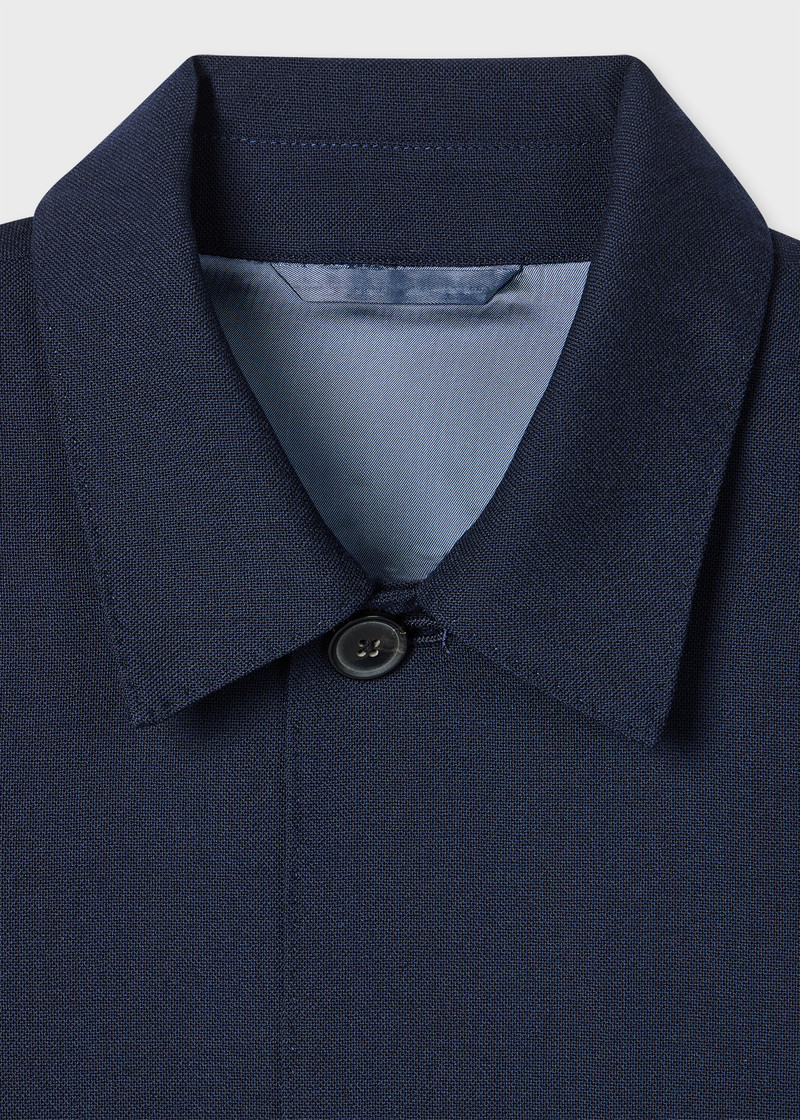 Paul Smith Slim-Fit Dark Navy Two-Ply Hopsack Wool Work Co-ord outlook