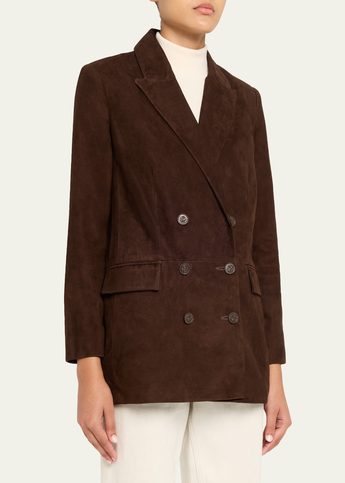 Aimee Relaxed Double-Breasted Blazer - 4