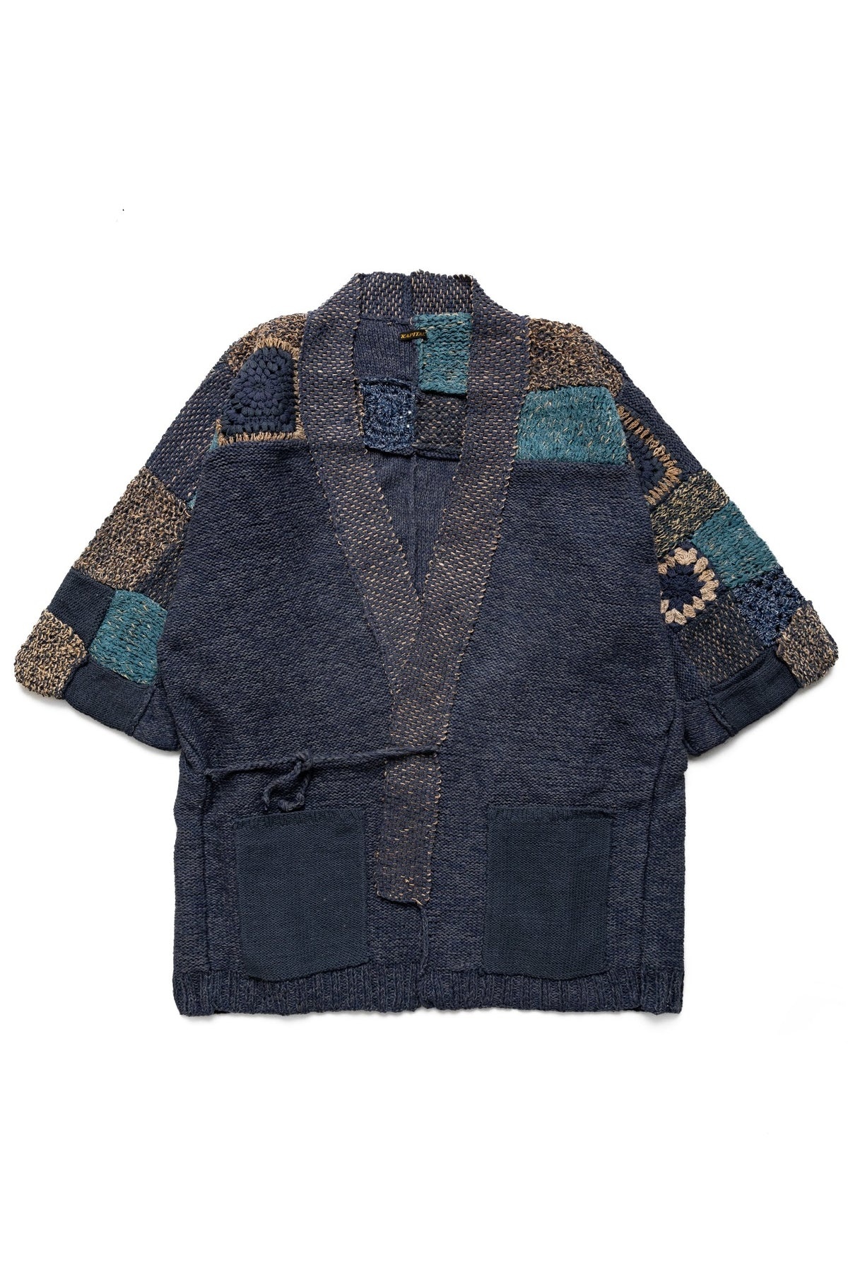 3G Hand Knit SPRING TUGIHAGI KESA Cardigan - Charcoal - 1