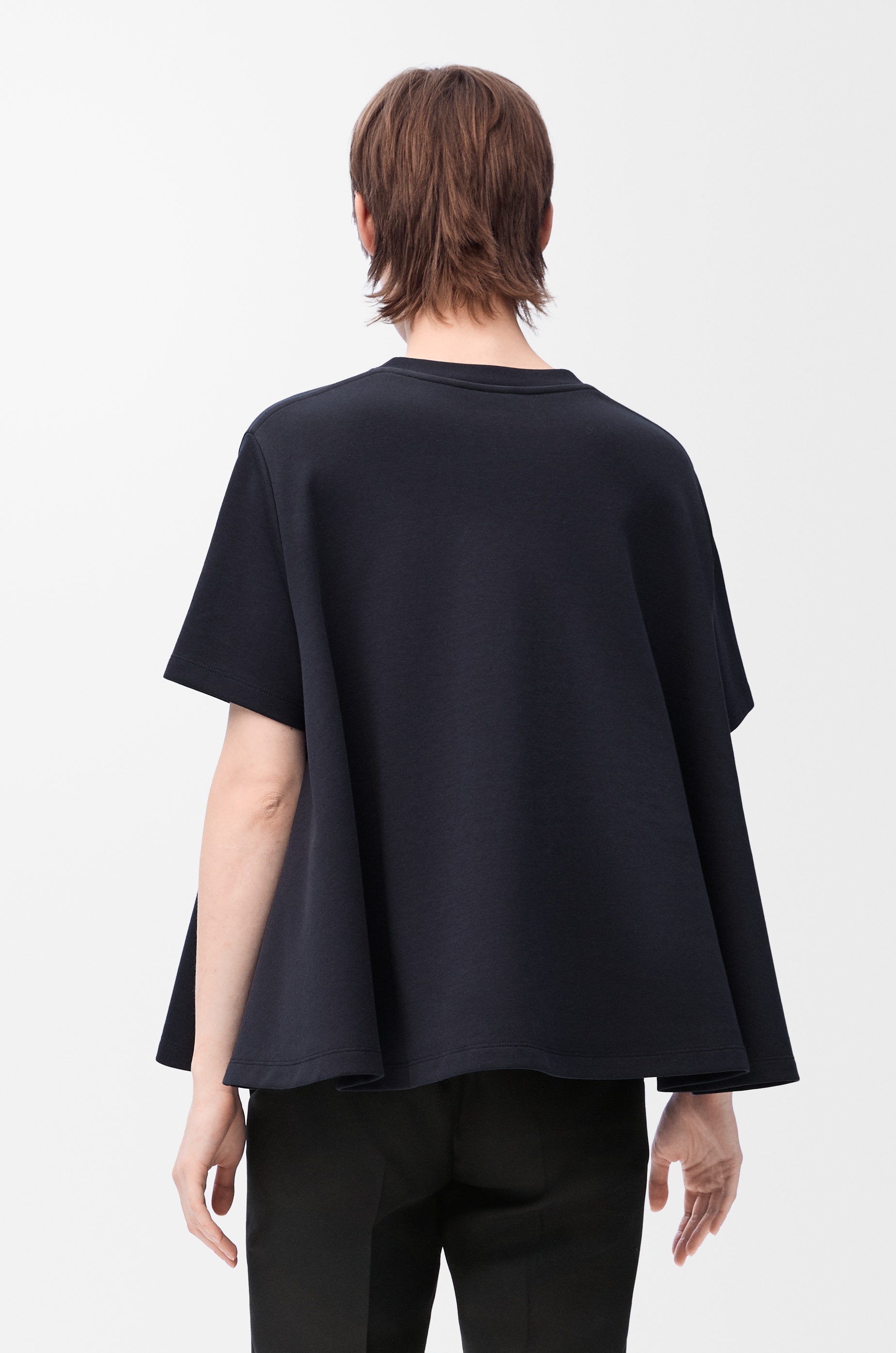 Trapeze top in cotton blend - 4