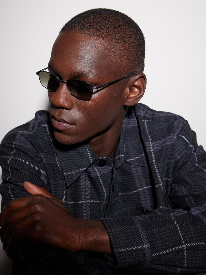 Librarian Round-Frame Metal Sunglasses 5