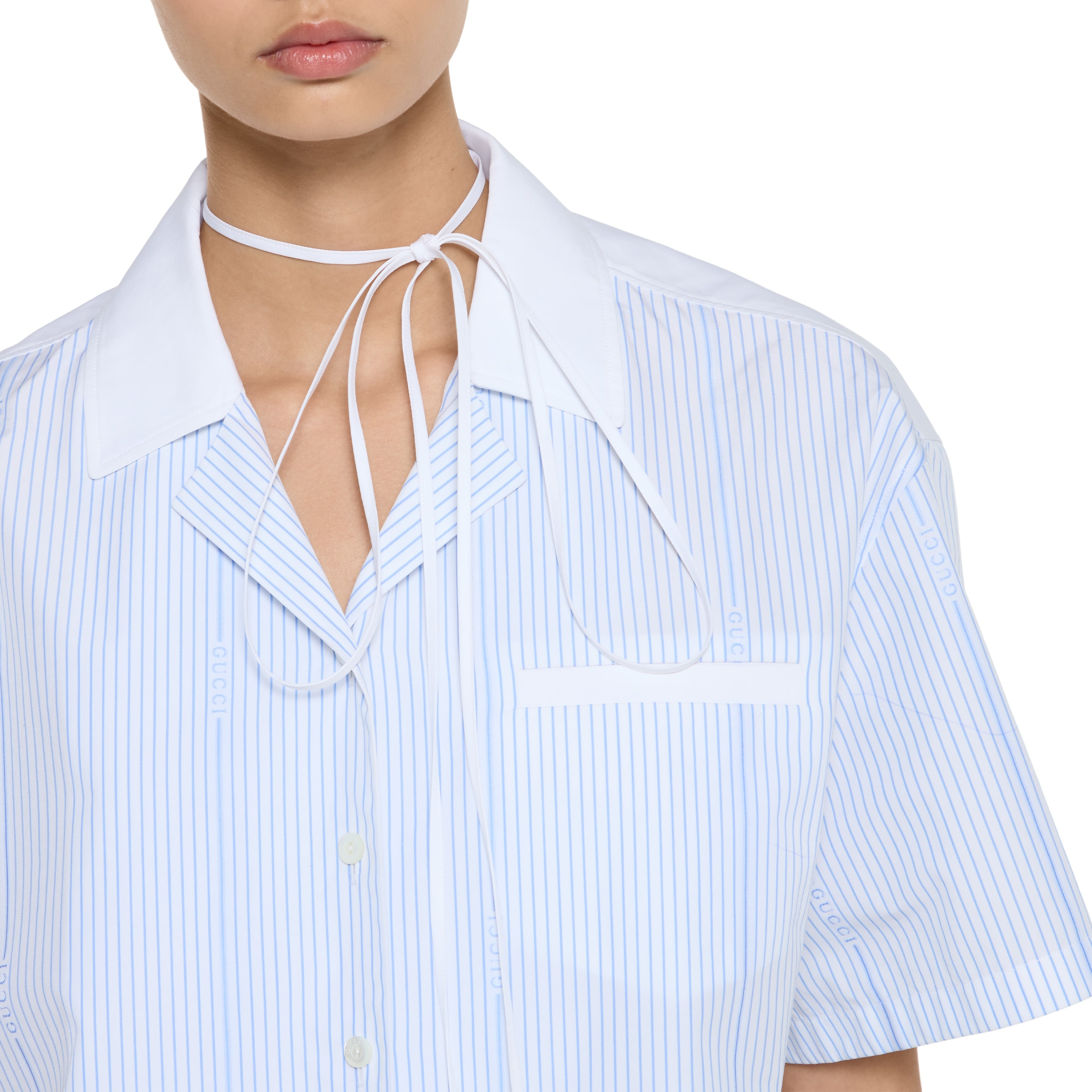 Gucci cotton fil coupé shirt - 5