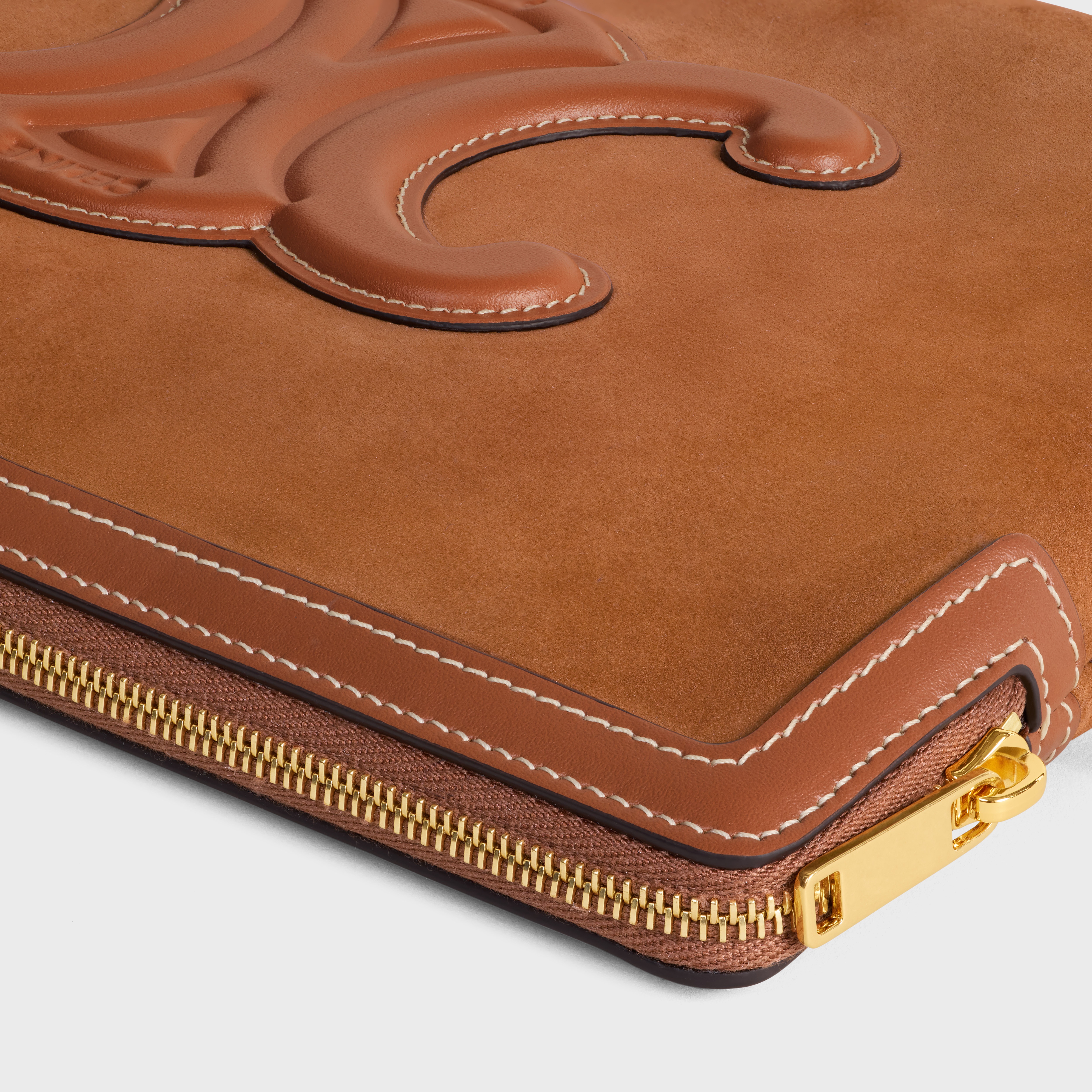 SMALL POUCH WITH STRAP Cuir Triomphe IN NUBUCK CALFSKIN - 5