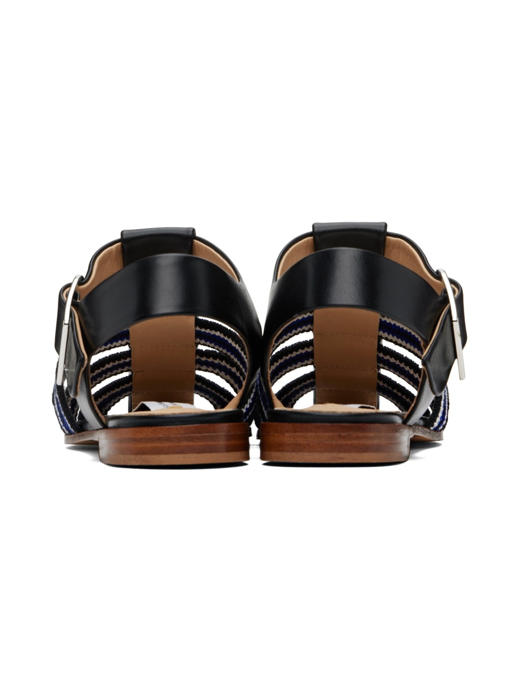 Black & Blue Calla Sandals - 2