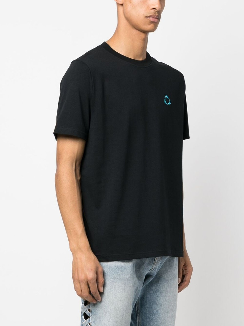 slogan-print crew-neck T-shirt 4