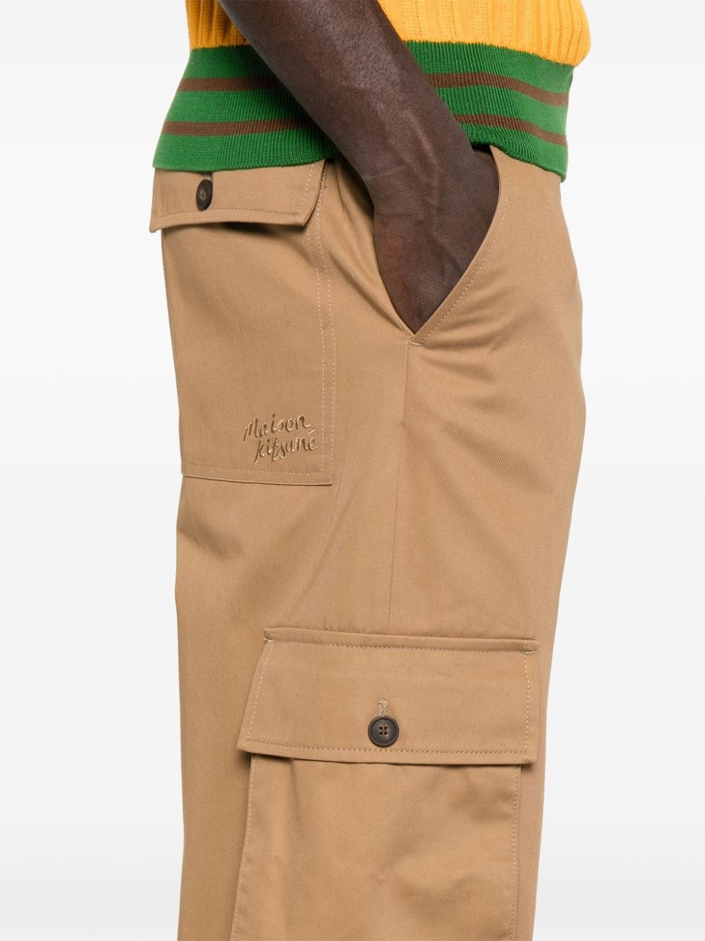 cotton cargo pants - 5