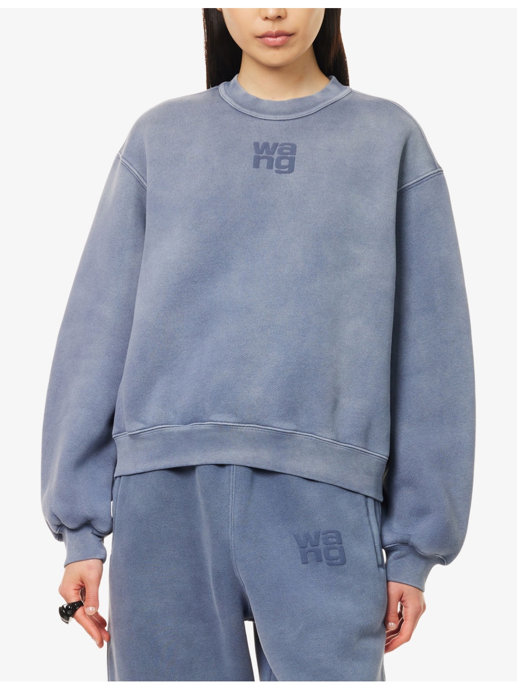 Crewneck Logo-Embroidered Cotton-Blend Sweatshirt - 3