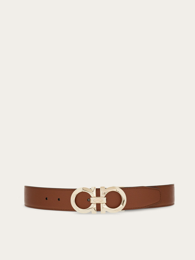 Reversible and adjustable Gancini belt 1
