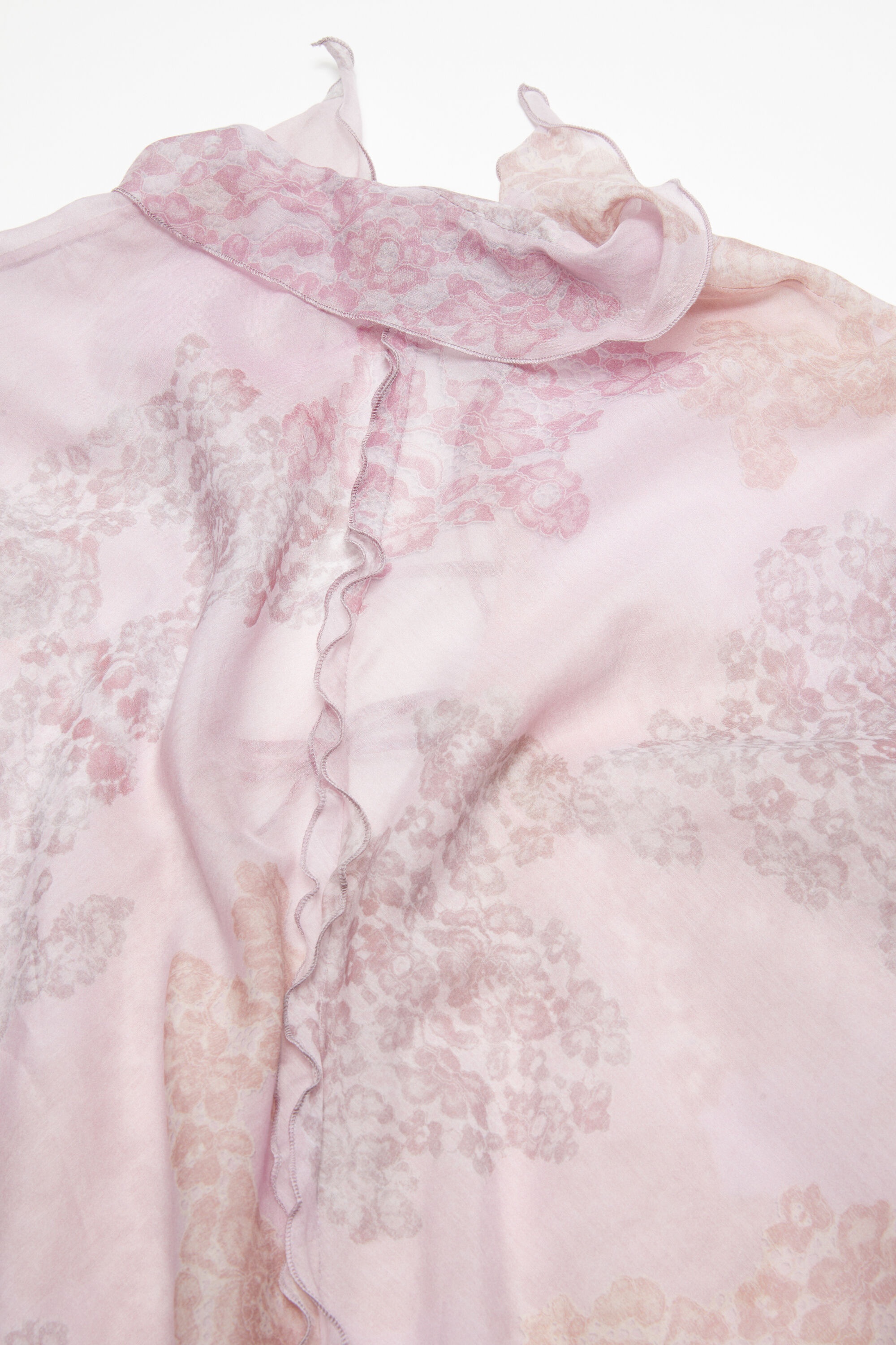 Chiffon printed dress - Pink - 6