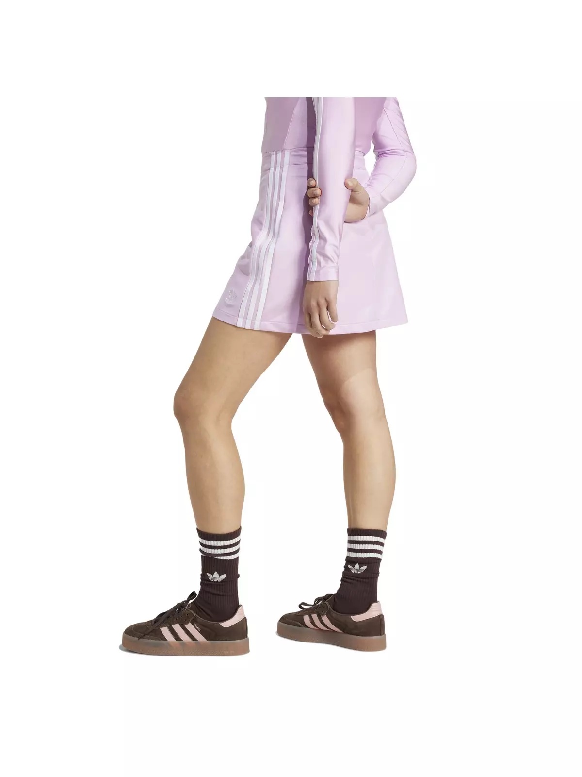 Originals Women's Adicolor 3-Stripes Mini Skirt -Purple - 2