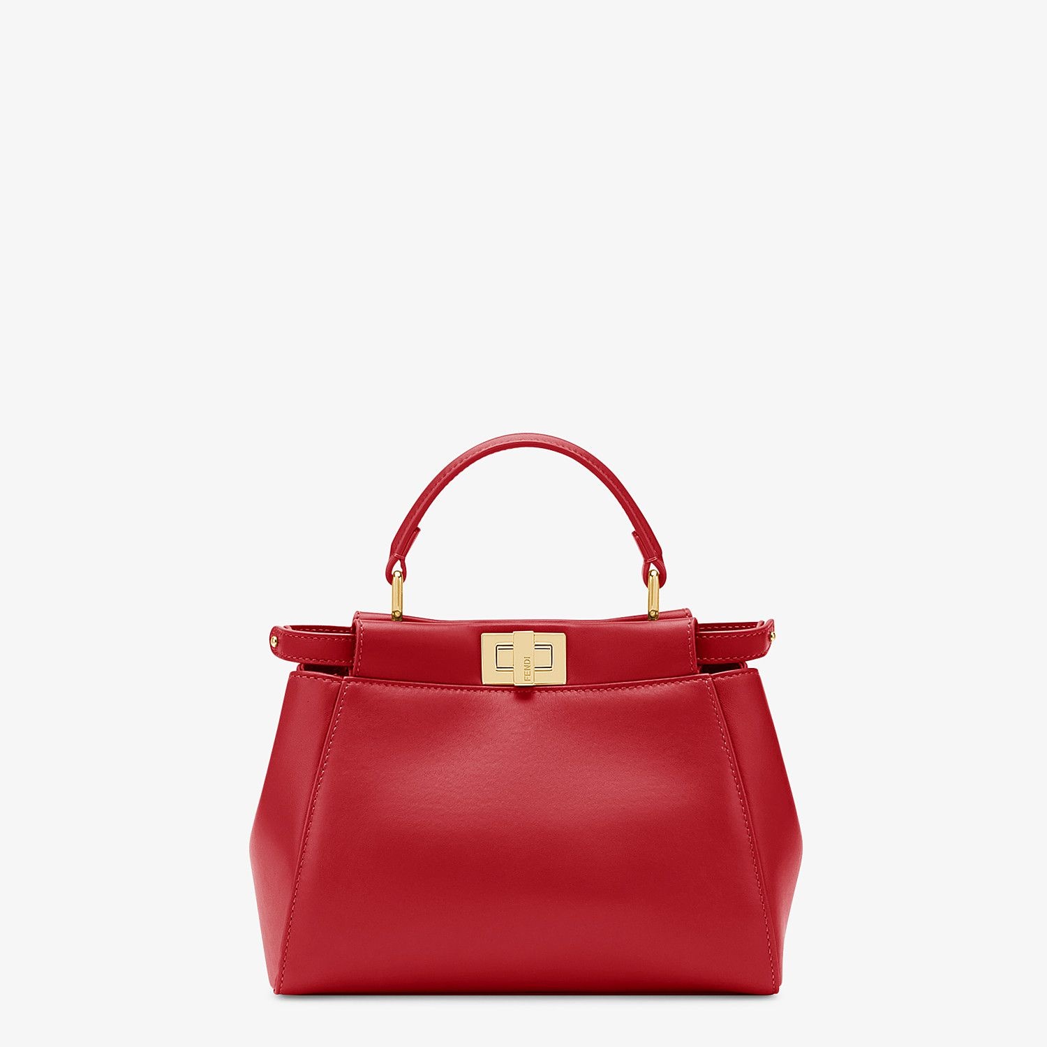 Red leather bag - 1