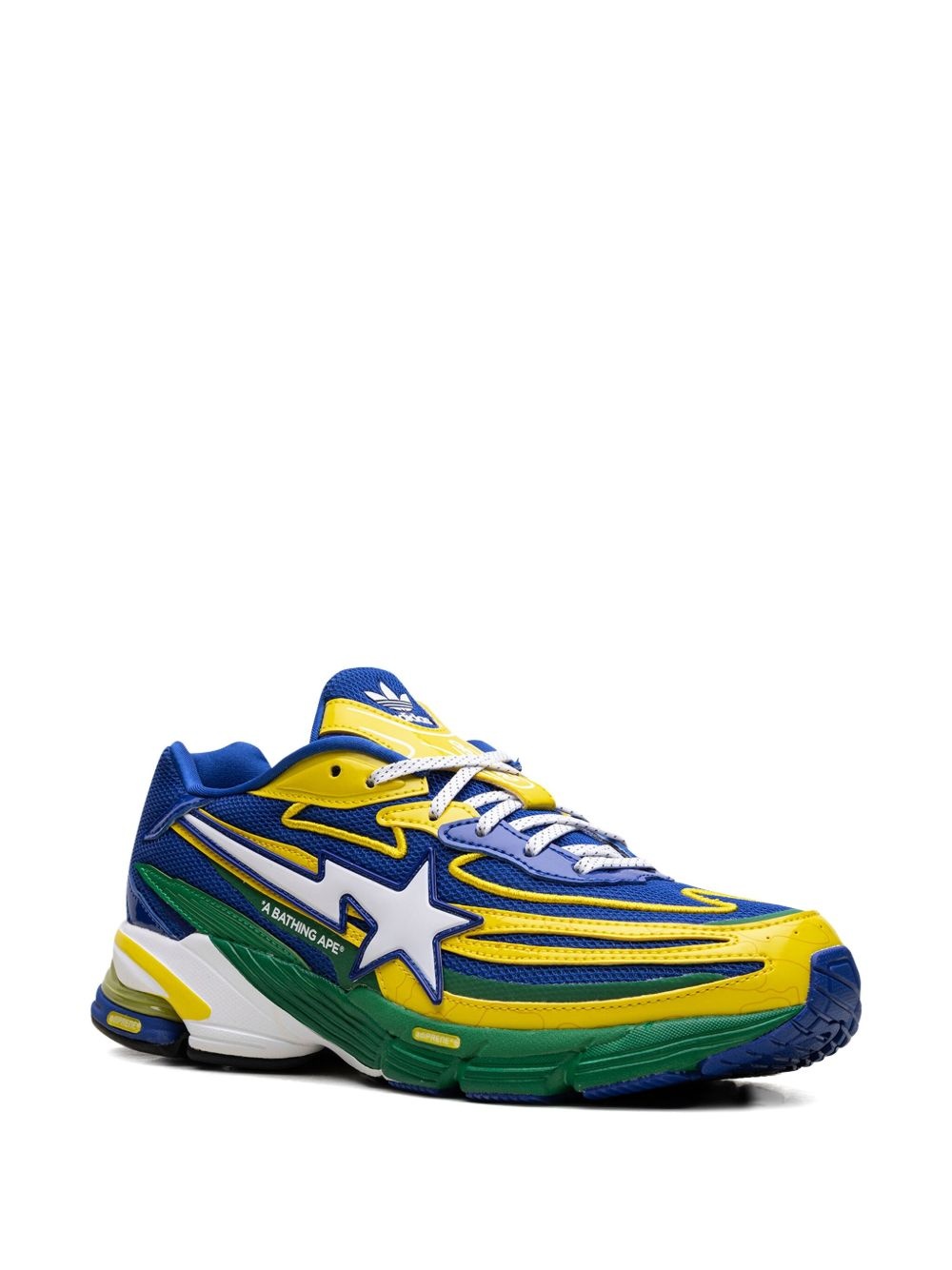 Orketro "Bape Yellow Blue Green" sneakers - 2