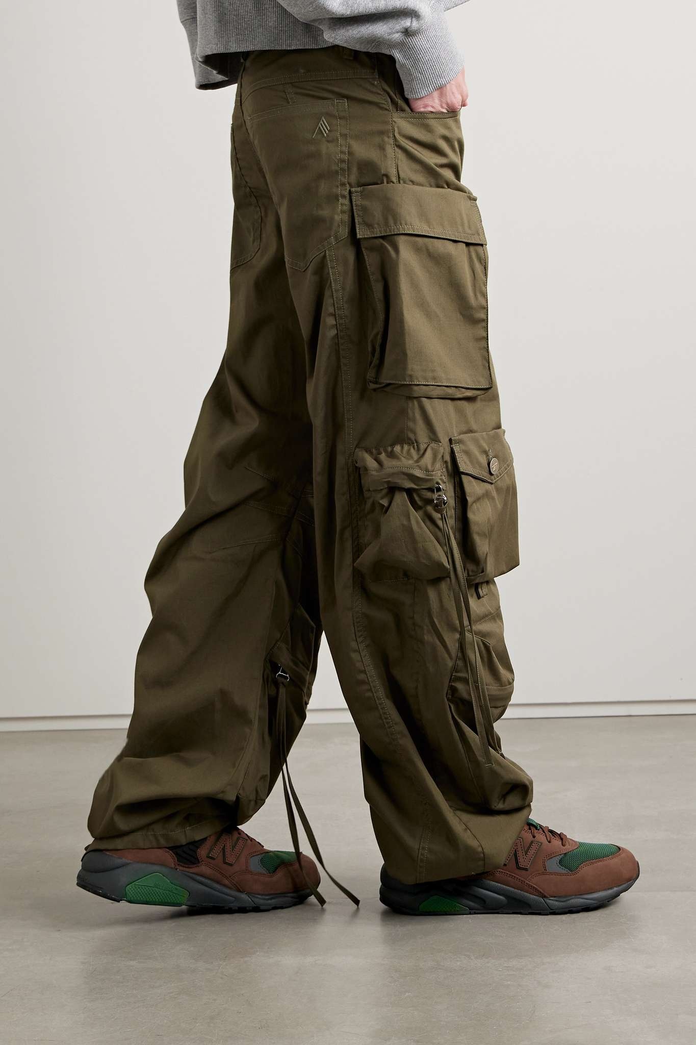 New Balance MT580 rubber-trimmed mesh and nubuck sneakers | REVERSIBLE 