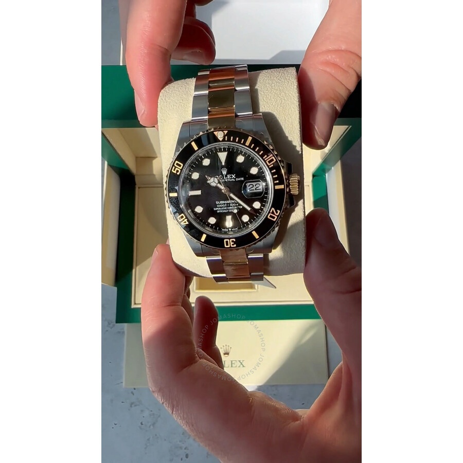 Rolex Submariner Black Dial Stainless Steel and 18K Yellow Gold Bracelet Automatic Men's Watch 12661 - 6