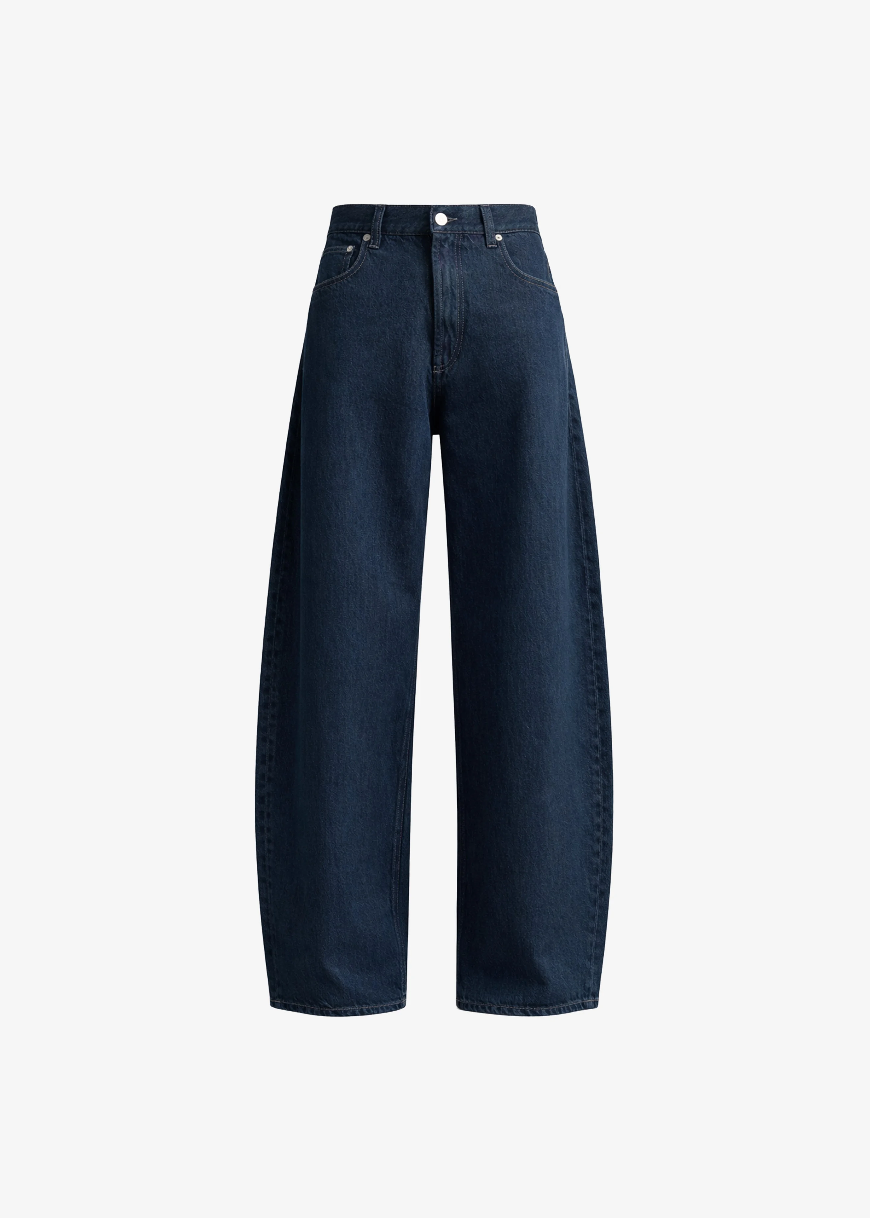 Nick Barrel Leg Jeans - Dark Wash - 1