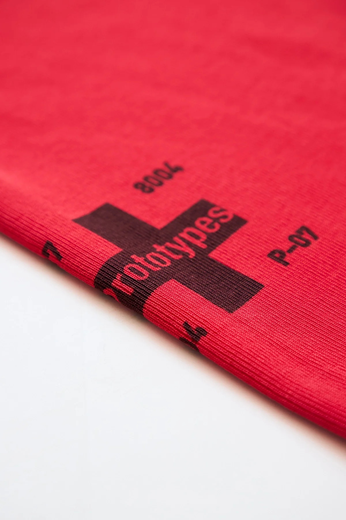 Prototypes Waffle Twisted Hoodie Red - 3