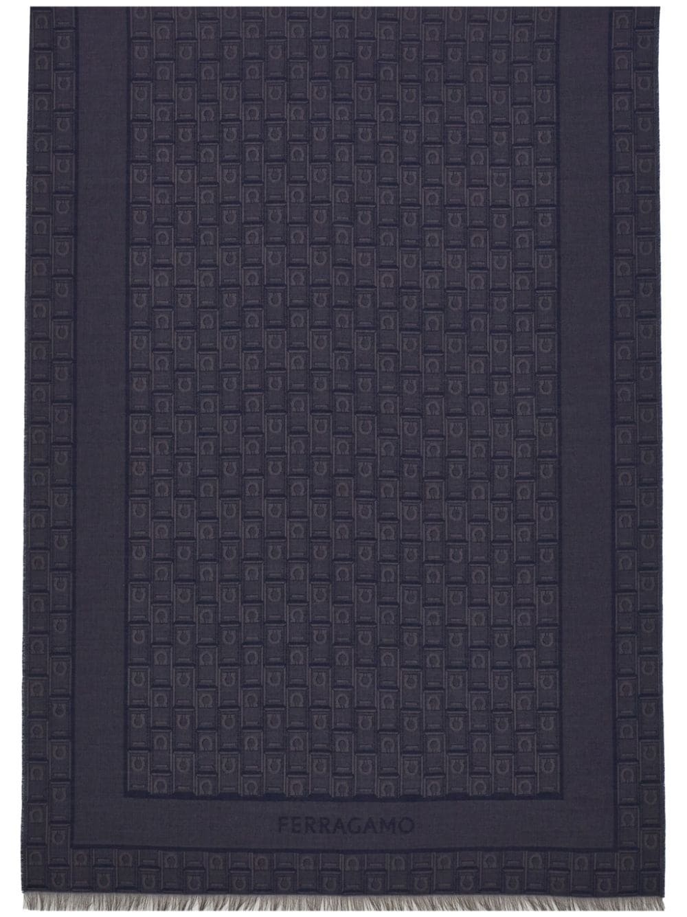 Gancini-jacquard stole - 1