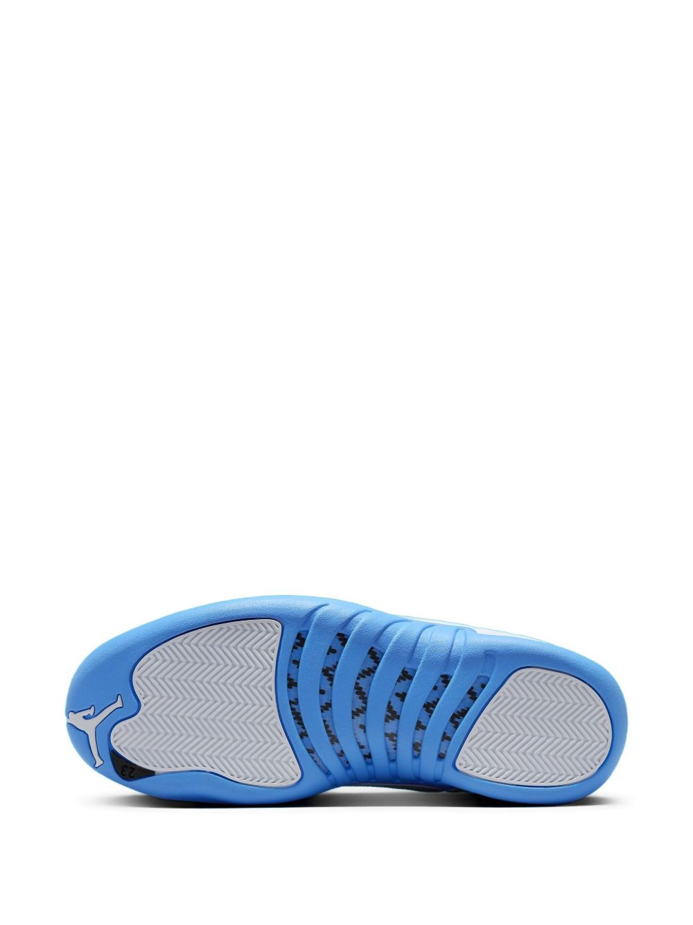 Air Jordan 12 "Melo - White/University Blue/Metallic Silver" sneakers - 5