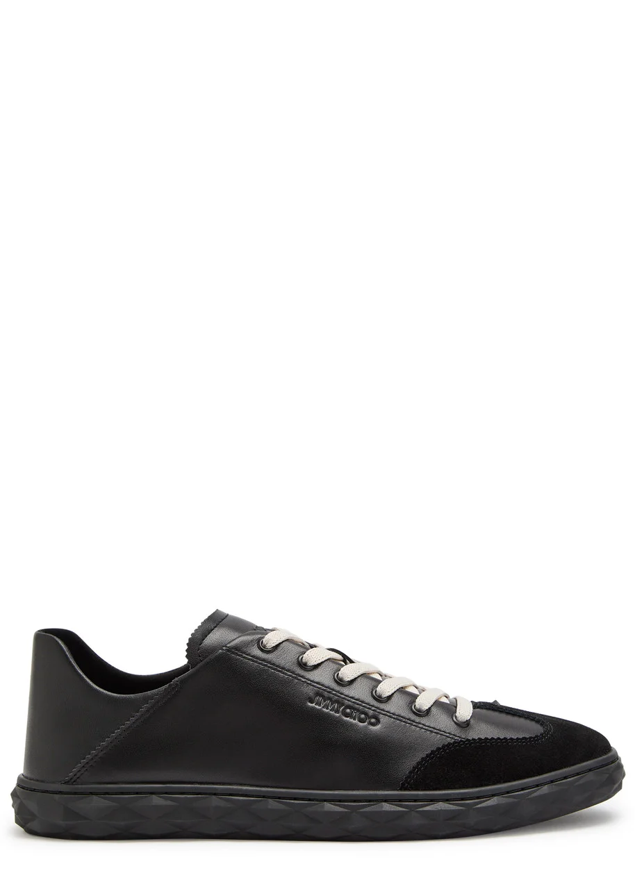Jimmy Choo Diamond Flex Leather Sneakers - 1